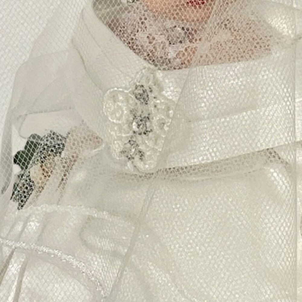 Madame Alexander restrung 10" Portrettes Father of the Bride #24623 doll with st - Picture 3 of 9